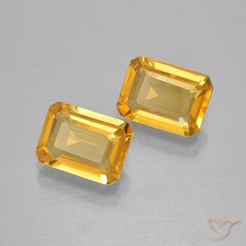 Shop natural 2.54ct ダークゴールデン シトリン gems, 八角形 / エメラルドカット, from ブラジル at GemSelect. In stock, global shipping!