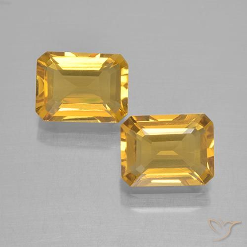 Shop natural 2.80ct ゴールド シトリン gems, 八角形 / エメラルドカット, from ブラジル at GemSelect. In stock, global shipping!