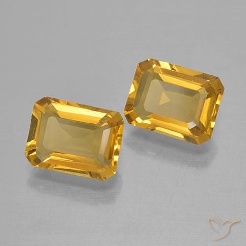 Shop natural 2.80ct ゴールド シトリン gems, 八角形 / エメラルドカット, from ブラジル at GemSelect. In stock, global shipping!