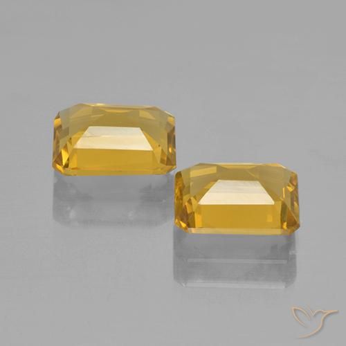 Shop natural 2.80ct ゴールド シトリン gems, 八角形 / エメラルドカット, from ブラジル at GemSelect. In stock, global shipping!