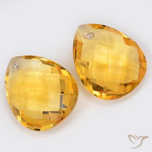Shop natural 7.00ct ダークゴールデン シトリン gems, 洋梨の形, from ブラジル at GemSelect. In stock, global shipping!
