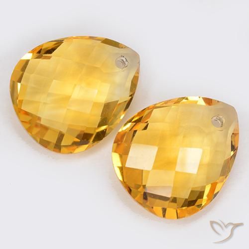 Shop natural 7.00ct ダークゴールデン シトリン gems, 洋梨の形, from ブラジル at GemSelect. In stock, global shipping!