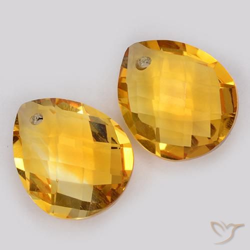Shop natural 7.57ct ダークゴールデン シトリン gems, 洋梨の形, from ブラジル at GemSelect. In stock, global shipping!