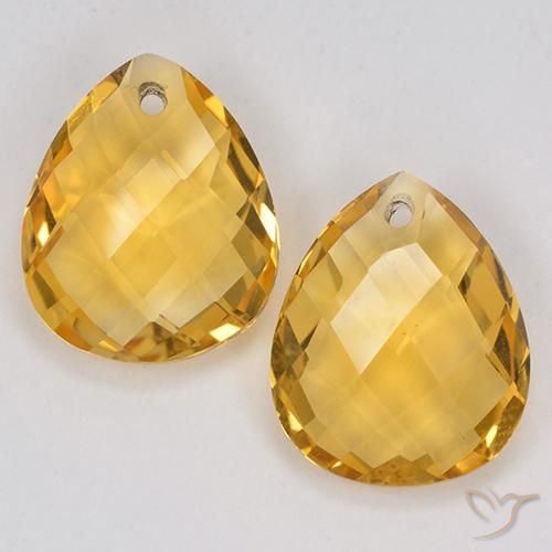 Shop natural 7.00ct ミディアムゴールデン シトリン gems, 洋梨の形, from ブラジル at GemSelect. In stock, global shipping!