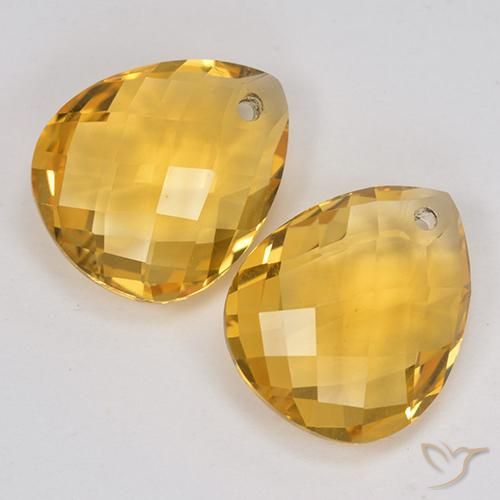 Shop natural 7.00ct ミディアムゴールデン シトリン gems, 洋梨の形, from ブラジル at GemSelect. In stock, global shipping!