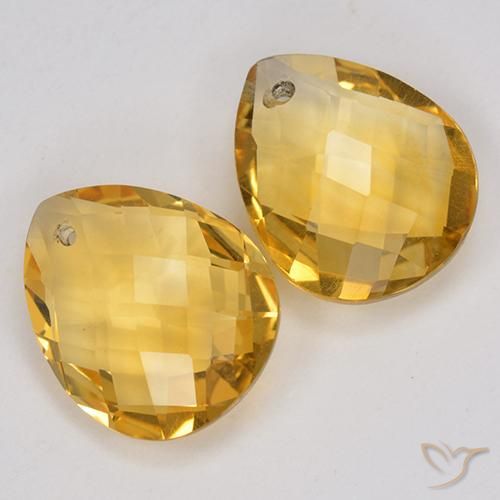 Shop natural 7.06ct 濃いゴールデンオレンジ シトリン gems, 洋梨の形, from ブラジル at GemSelect. In stock, global shipping!