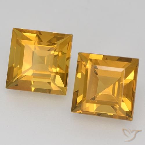Shop natural 3.44ct 濃いゴールデンオレンジ シトリン gems, 四角形, from ブラジル at GemSelect. In stock, global shipping!
