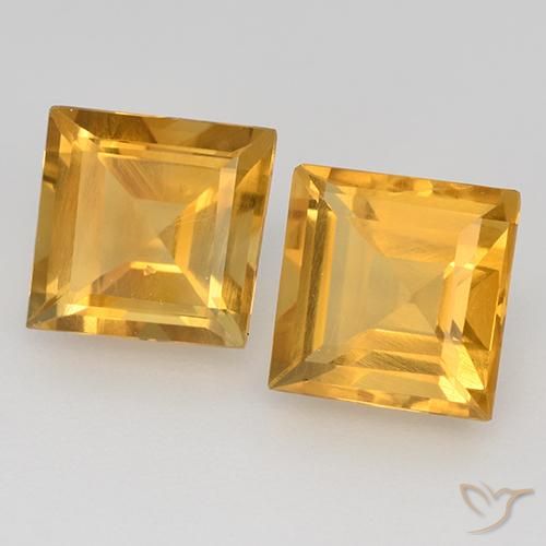 Shop natural 2.95ct オレンジゴールド シトリン gems, 四角形, from ブラジル at GemSelect. In stock, global shipping!