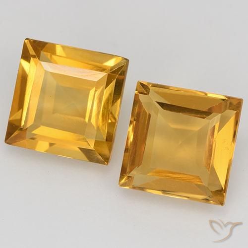 Shop natural 3.26ct 濃いゴールデンオレンジ シトリン gems, 四角形, from ブラジル at GemSelect. In stock, global shipping!
