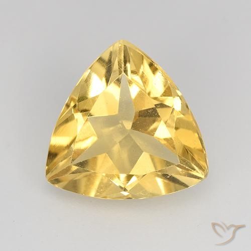 2.02ct 天然 ゴールドオレンジ シトリン, トリリオン, VVS-VS