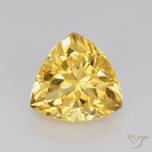 2.20ct 天然 ゴールド シトリン, トリリオン, VVS-VS