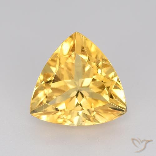2.08ct 天然 ゴールド シトリン, トリリオン, VVS-VS