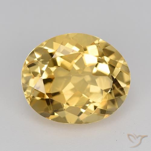 4.47ct 天然 ゴールド シトリン, 楕円形, VVS-VS