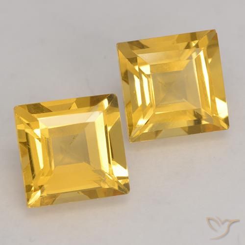 Shop natural 3.27ct 明るいゴールド シトリン gems, 四角形, from ブラジル at GemSelect. In stock, global shipping!