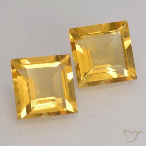 Shop natural 2.89ct ミディアムゴールド シトリン gems, 四角形, from ブラジル at GemSelect. In stock, global shipping!