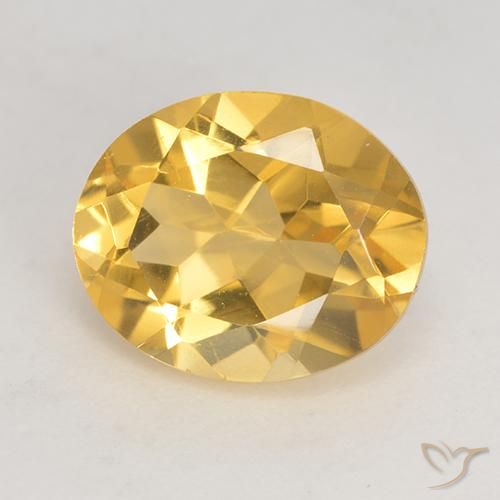 3.23ct 天然 ゴールド シトリン, 楕円形, VVS-VS