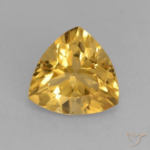 1.97ct 天然 ゴールドオレンジ シトリン, トリリオン, VVS-VS