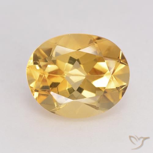 3.33ct 天然 ゴールド シトリン, 楕円形, VVS-VS