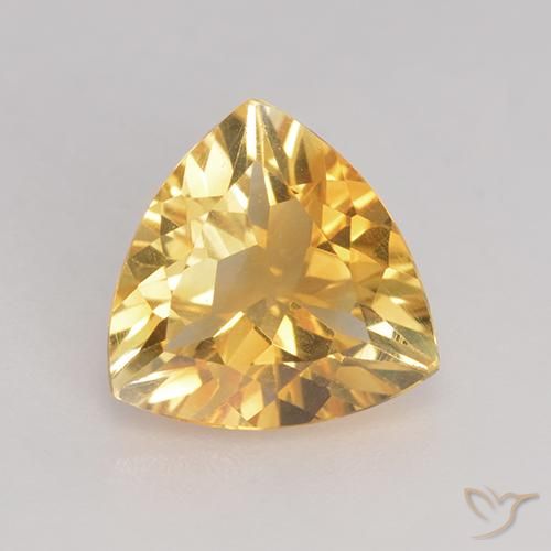 1.97ct 天然 ゴールド シトリン, トリリオン, VS