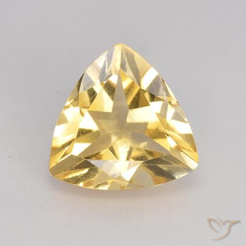 2.17ct 天然 ゴールド シトリン, トリリオン, VS