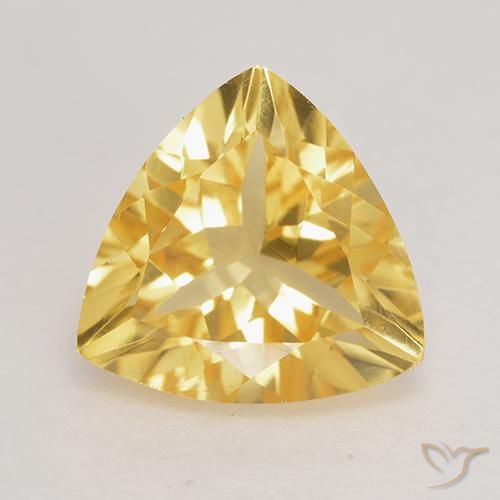 2.03ct 天然 ゴールド シトリン, トリリオン, VVS-VS