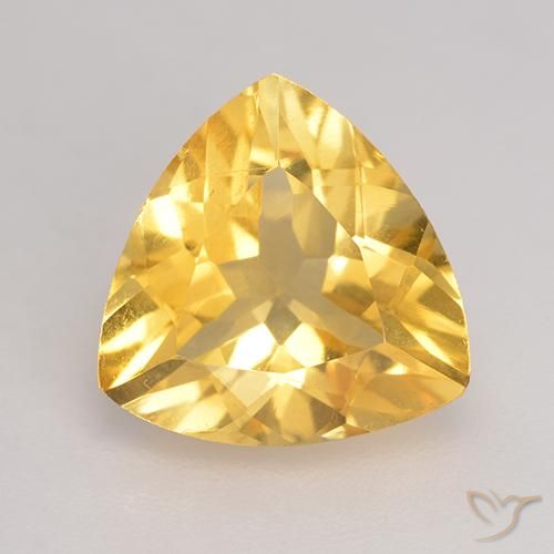 1.98ct 天然 ゴールド シトリン, トリリオン, VVS-VS