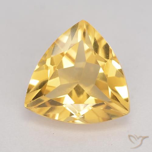 2.10ct 天然 ゴールド シトリン, トリリオン, VVS-VS
