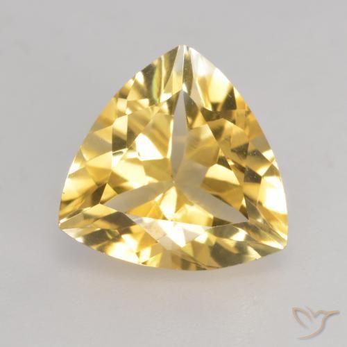 2.18ct 天然 ゴールド シトリン, トリリオン, VVS-VS