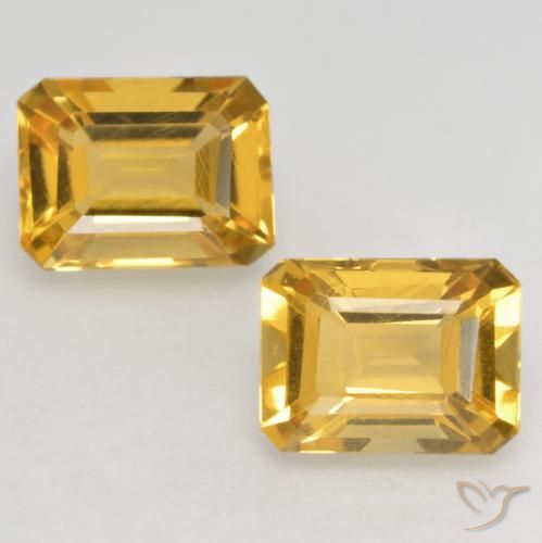 Shop natural 3.50ct ミディアムダークゴールデン シトリン gems, 八角形 / エメラルドカット, from ブラジル at GemSelect. In stock, global shipping!