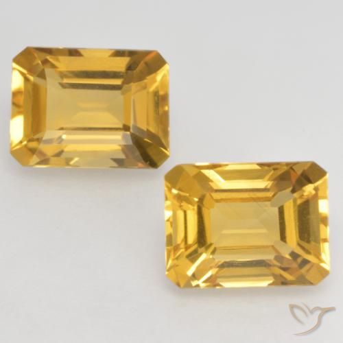 Shop natural 3.21ct ゴールド シトリン gems, 八角形 / エメラルドカット, from ブラジル at GemSelect. In stock, global shipping!