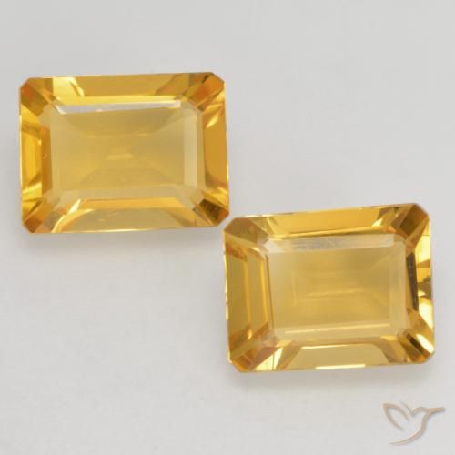 Shop natural 2.71ct 濃いゴールデンオレンジ シトリン gems, 八角形 / エメラルドカット, from ブラジル at GemSelect. In stock, global shipping!
