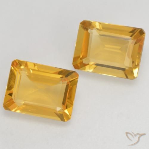 Shop natural 2.71ct 濃いゴールデンオレンジ シトリン gems, 八角形 / エメラルドカット, from ブラジル at GemSelect. In stock, global shipping!
