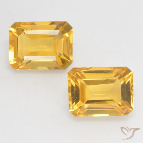 Shop natural 3.32ct ミディアムゴールド シトリン gems, 八角形 / エメラルドカット, from ブラジル at GemSelect. In stock, global shipping!