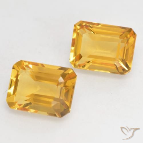 Shop natural 3.32ct ミディアムゴールド シトリン gems, 八角形 / エメラルドカット, from ブラジル at GemSelect. In stock, global shipping!