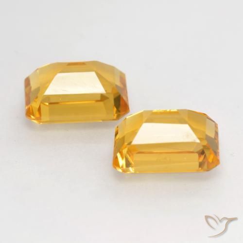 Shop natural 3.32ct ミディアムゴールド シトリン gems, 八角形 / エメラルドカット, from ブラジル at GemSelect. In stock, global shipping!