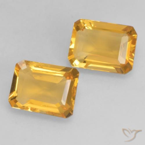 Shop natural 2.66ct 明るいゴールド シトリン gems, 八角形 / エメラルドカット, from ブラジル at GemSelect. In stock, global shipping!