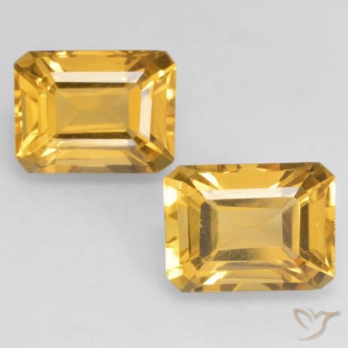 Shop natural 3.43ct ゴールド シトリン gems, 八角形 / エメラルドカット, from ブラジル at GemSelect. In stock, global shipping!