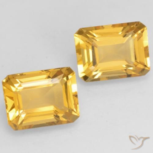 Shop natural 3.43ct ゴールド シトリン gems, 八角形 / エメラルドカット, from ブラジル at GemSelect. In stock, global shipping!