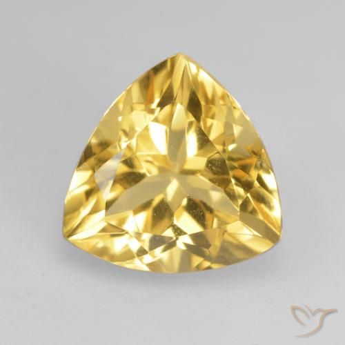 2.31ct 天然 ゴールドオレンジ シトリン, トリリオン, VVS-VS