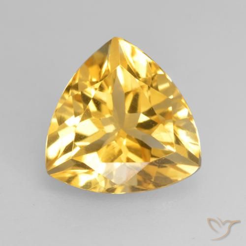 2.20ct 天然 ゴールド シトリン, トリリオン, VVS-VS