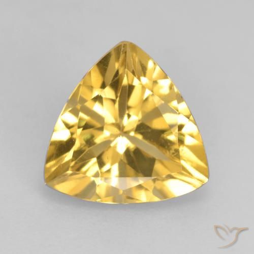 2.18ct 天然 ゴールド シトリン, トリリオン, VVS-VS