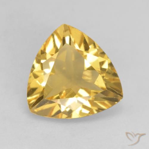 2.02ct 天然 ゴールド シトリン, トリリオン, VVS-VS