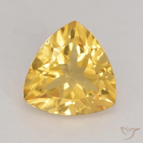 2.10ct 天然 ゴールド シトリン, トリリオン, VVS-VS