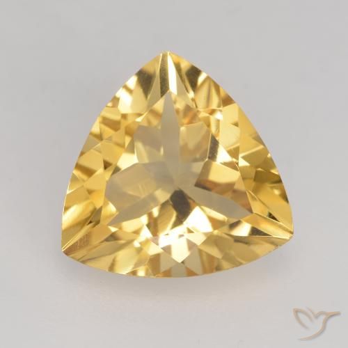 2.02ct 天然 ゴールド シトリン, トリリオン, VVS-VS