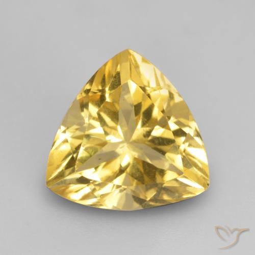 2.20ct 天然 ゴールド シトリン, トリリオン, VVS-VS