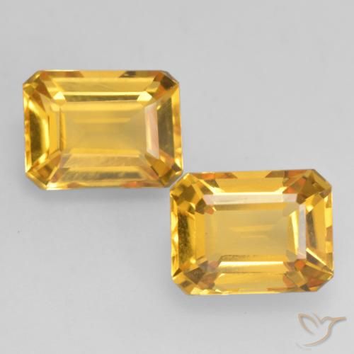 Shop natural 3.27ct 明るいゴールド シトリン gems, 八角形 / エメラルドカット, from ブラジル at GemSelect. In stock, global shipping!