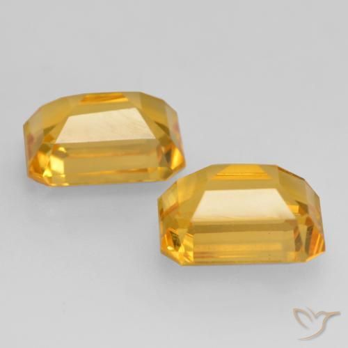 Shop natural 3.27ct 明るいゴールド シトリン gems, 八角形 / エメラルドカット, from ブラジル at GemSelect. In stock, global shipping!