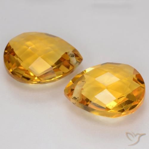 Shop natural 7.39ct 濃いゴールデンオレンジ シトリン gems, 洋梨の形, from ブラジル at GemSelect. In stock, global shipping!