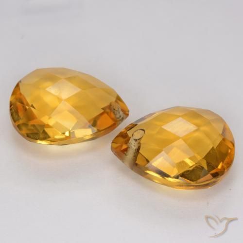 Shop natural 7.21ct ダークゴールデン シトリン gems, 洋梨の形, from ブラジル at GemSelect. In stock, global shipping!