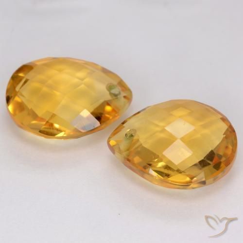Shop natural 7.32ct 濃いゴールデンオレンジ シトリン gems, 洋梨の形, from ブラジル at GemSelect. In stock, global shipping!
